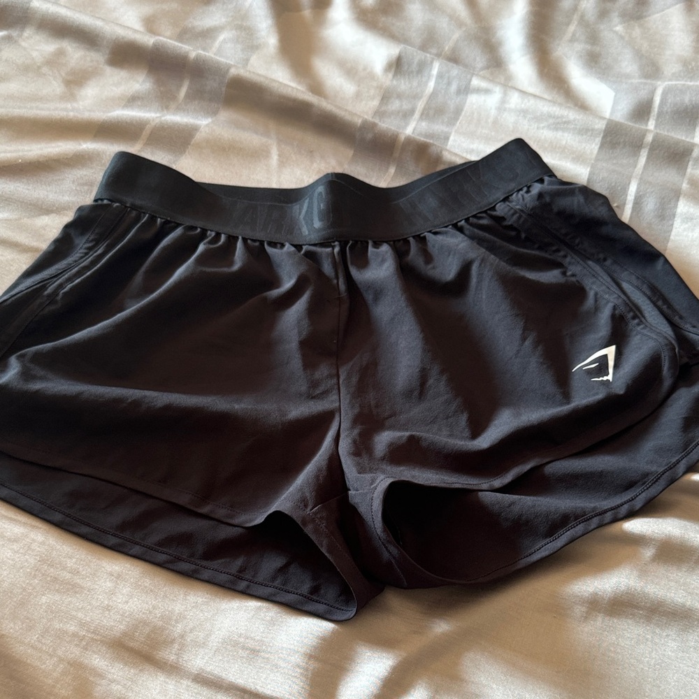 Gymshark Women's Black Athletic Shorts